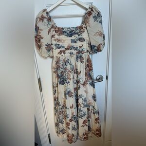 Abercrombie & Fitch Long Sleeve Floral Dress